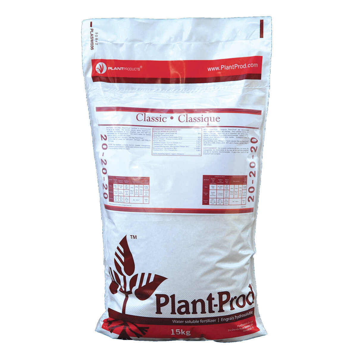 Plant Prod Fertilizer 20-20-20 15kg