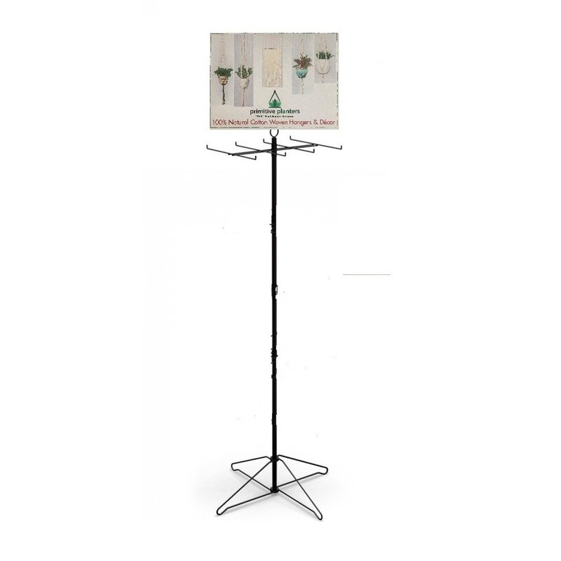 8 Hook Spinner Rack W/ Pop Sign (Cotton Line)Empty 8 Hook Spinner Rack W/ Pop Sign (Cotton Line)Empty