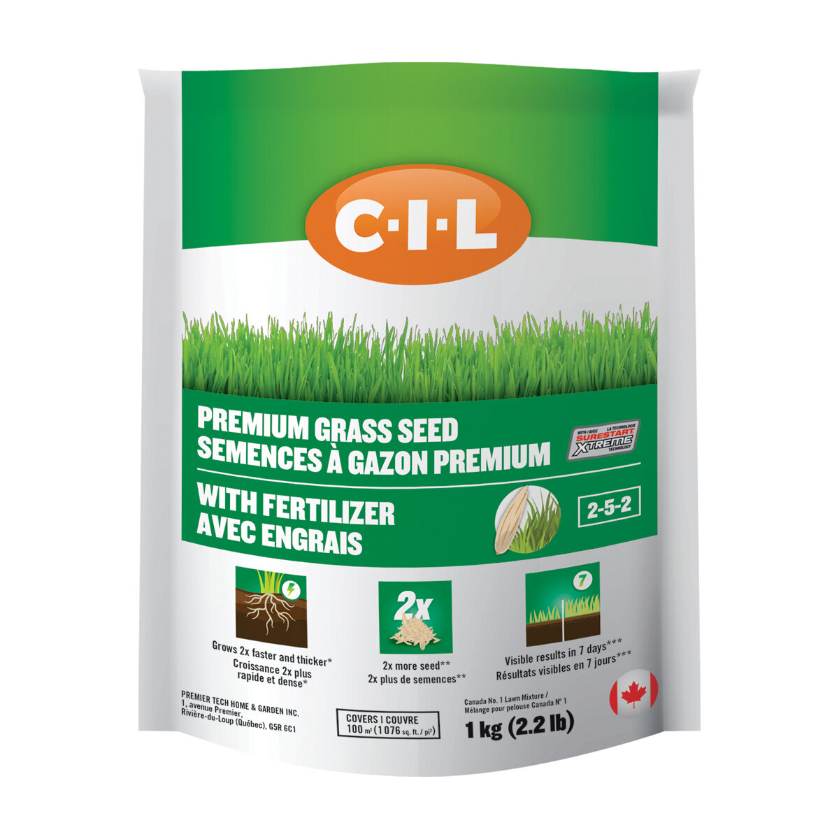 C-I-L Grass Seed - Seed & Fert 02-05-02 1 Kg