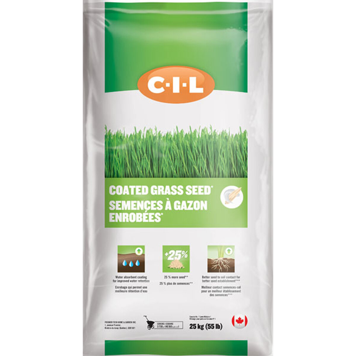C-I-L Coated Grass Seed  25 Kg