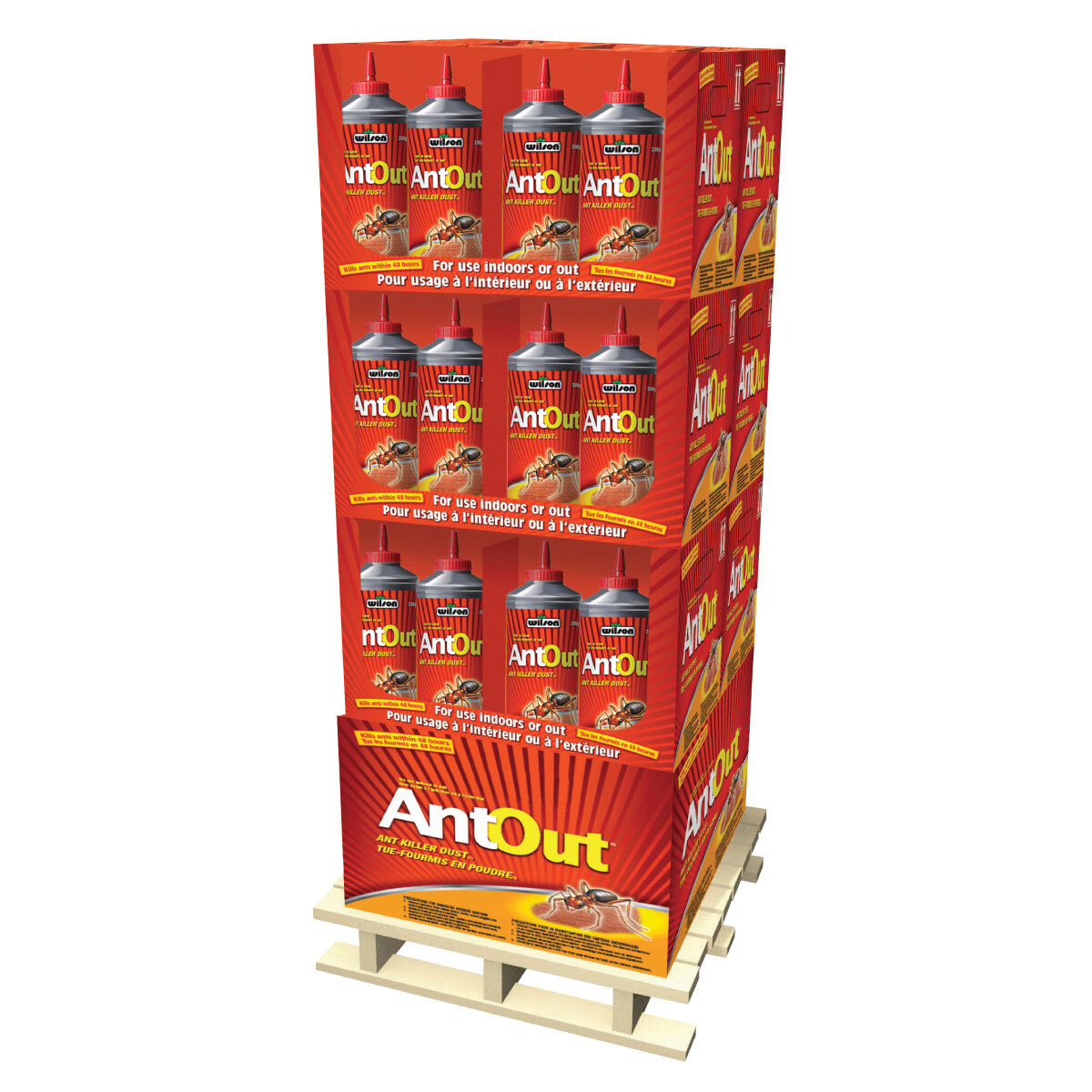 Wilson AntOut Dst 200g 1/4 Plt DS (96Pcs)