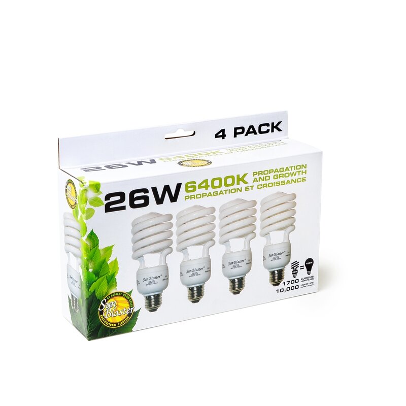 26W SunBlaster CFL 6400K - 4 per pack 26W SunBlaster CFL 6400K - 4 per pack