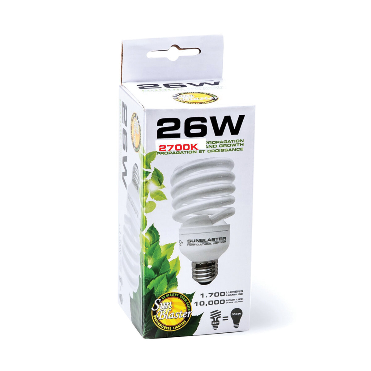 26W Sunblaster CFL 2700K - Single