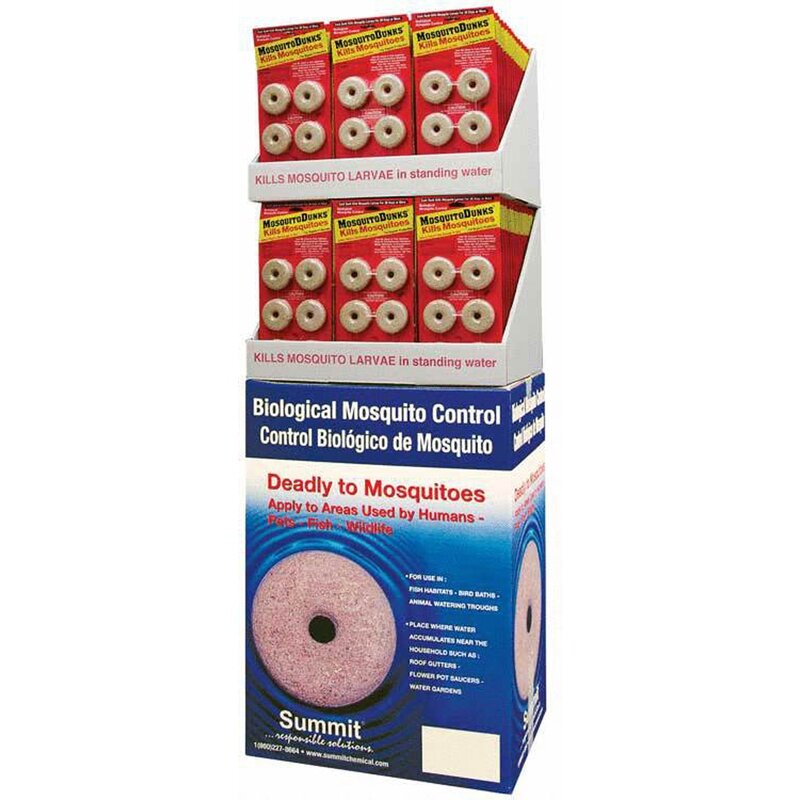 Mosquito Dunk Display W/Header 6pk DS (96cards) Mosquito Dunk Display W/Header 6pk DS (96cards)