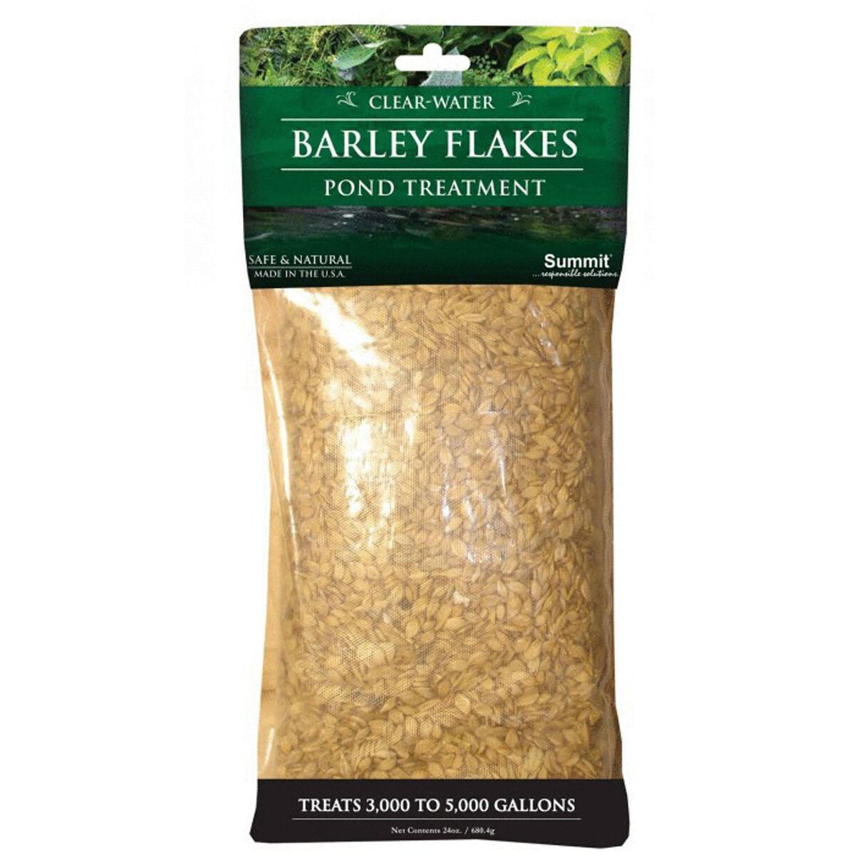 Barley Flakes Pond Treatment Treats 5000Gal/3 Mons