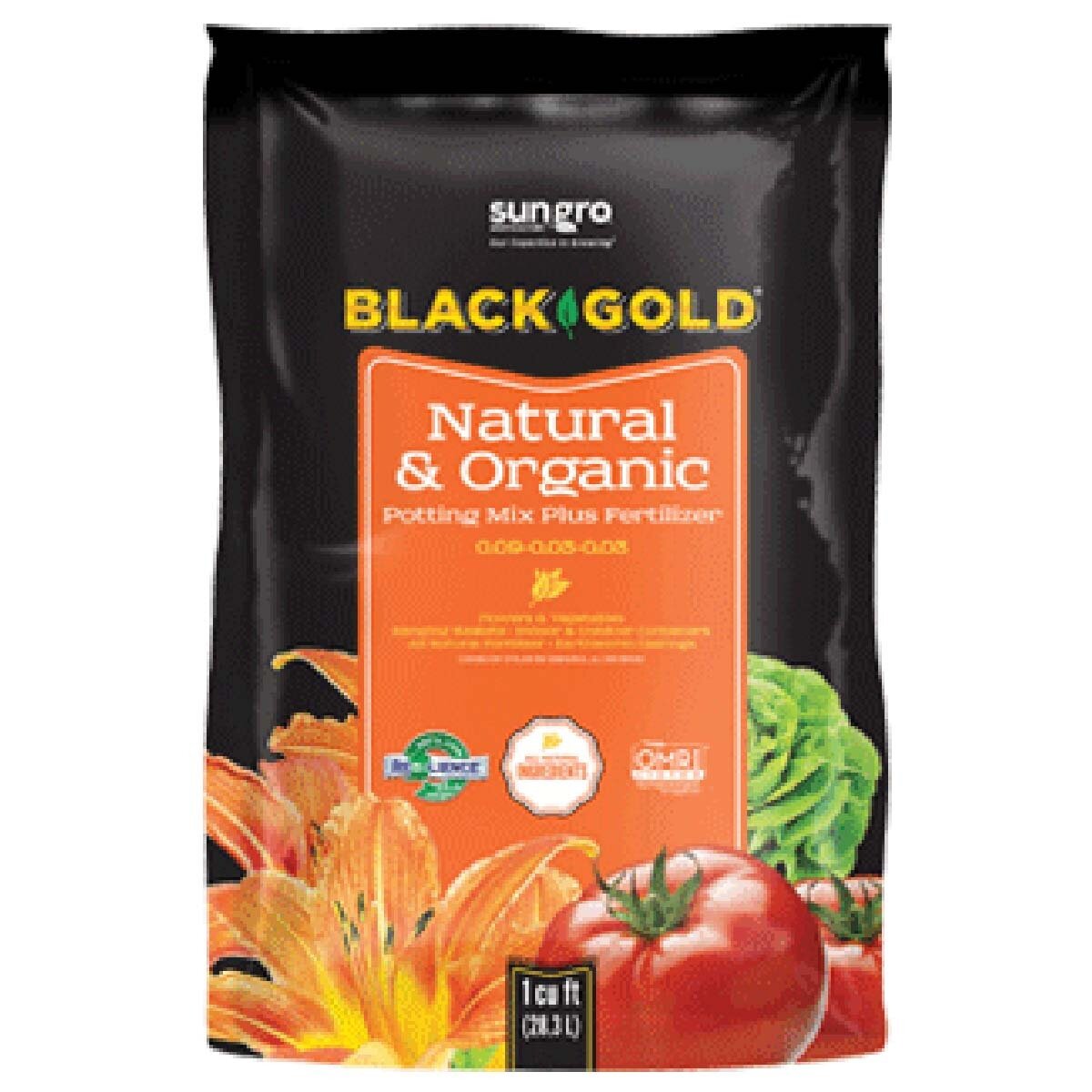 Black Gold Natural & Organic Potting Mix 28.3 L