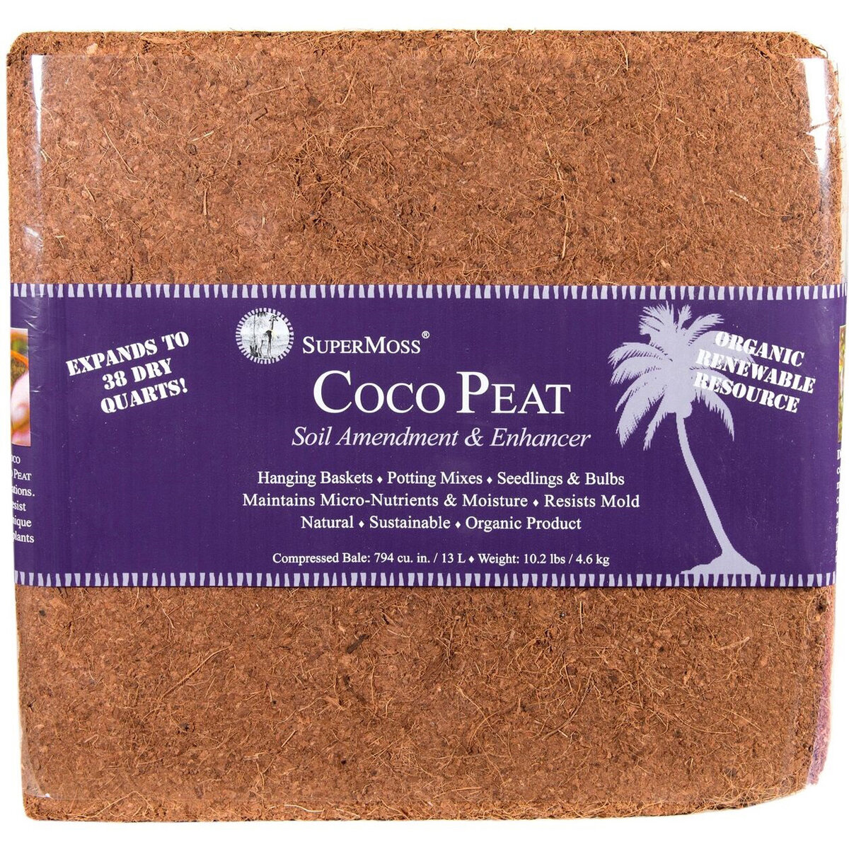 Buffered Coconut Soil Natural 0.6 Cu. Ft.