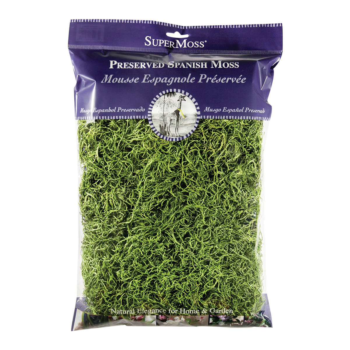 Spanish Moss Preserved Grass 8oz Bag