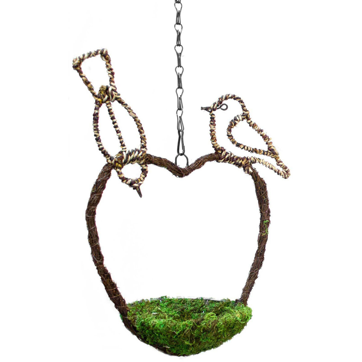 Woven Bird Feeder - Sparrow 7 In