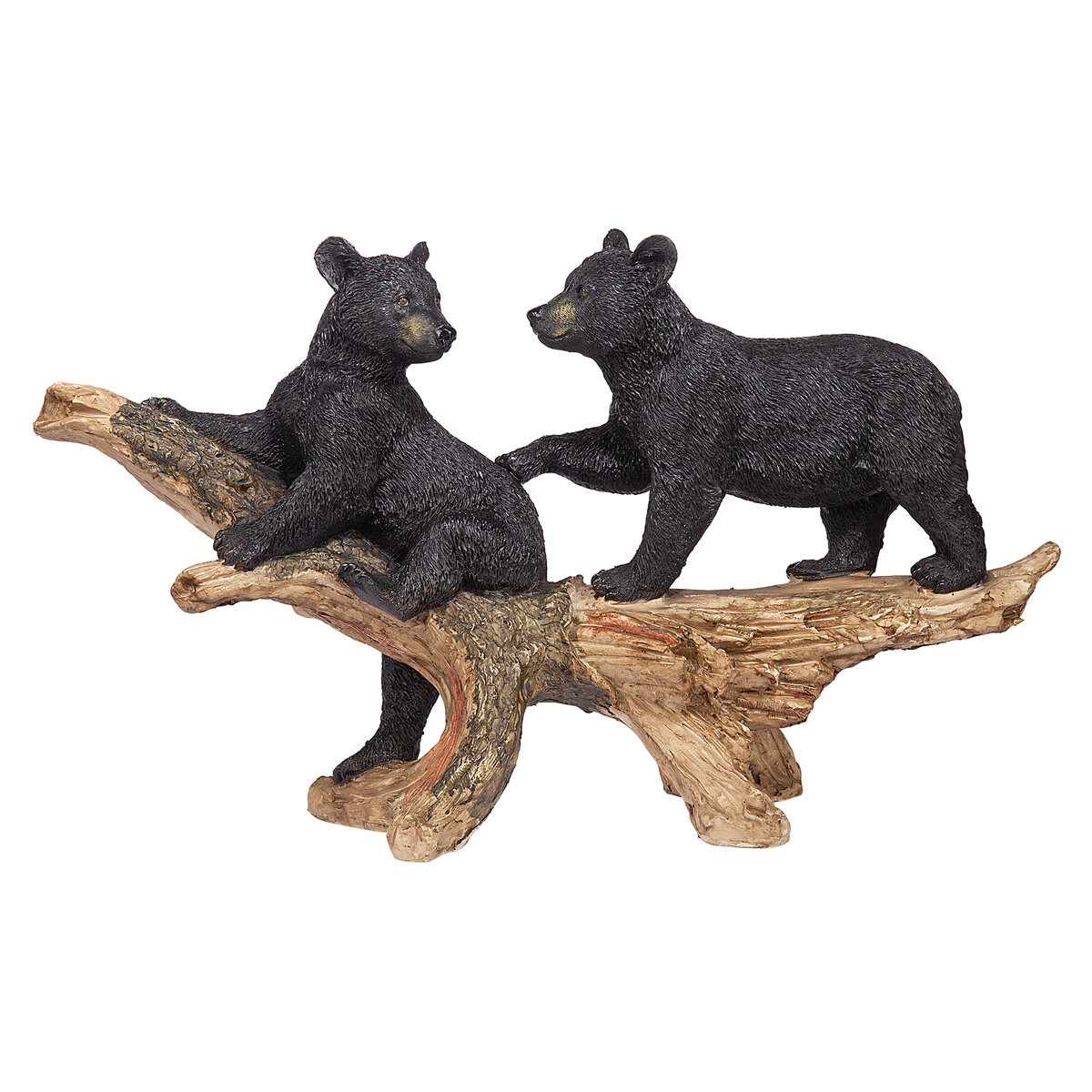 Dt Mischievous Bear Cubs Statue
