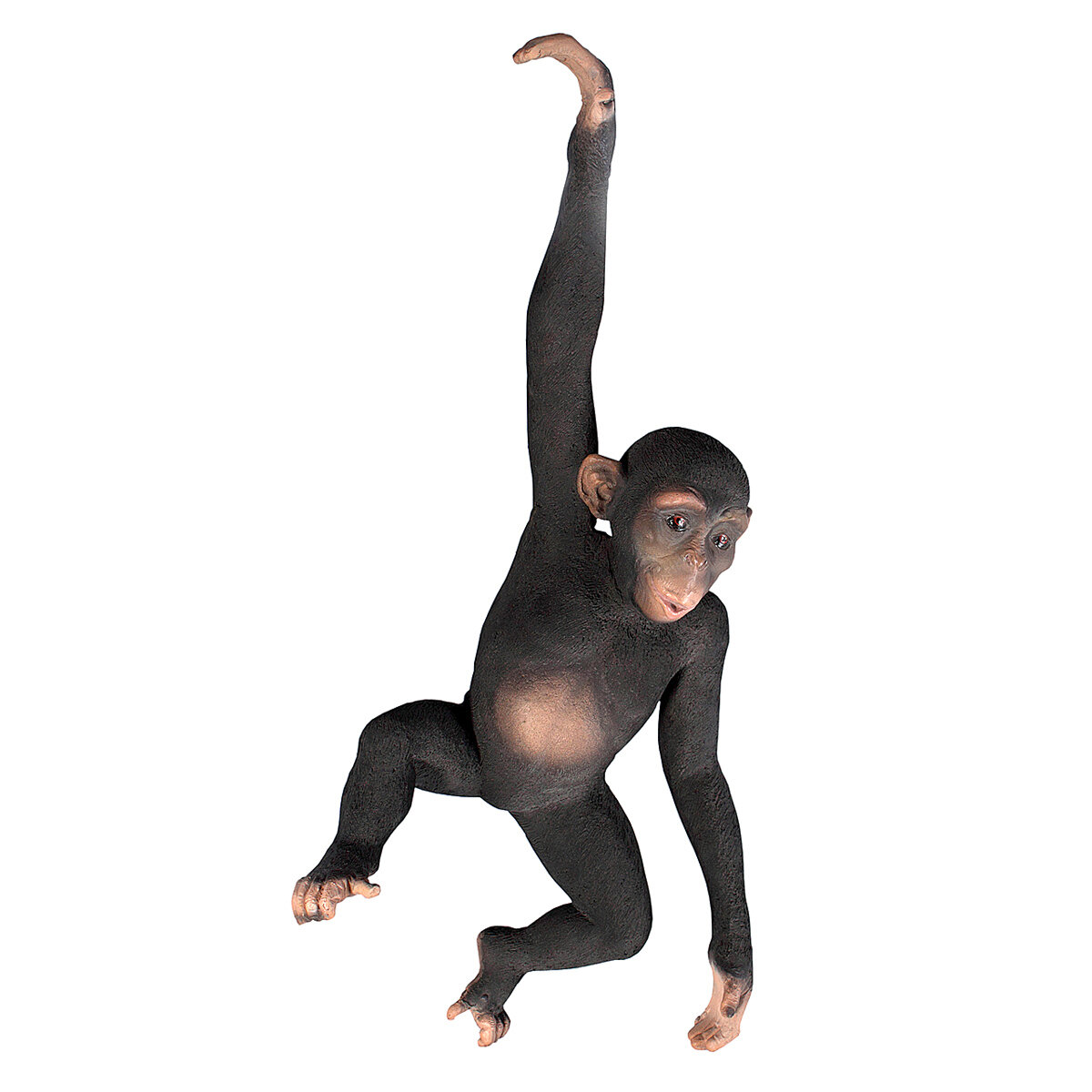 Hanging Chimp Jungle Monkey Statue