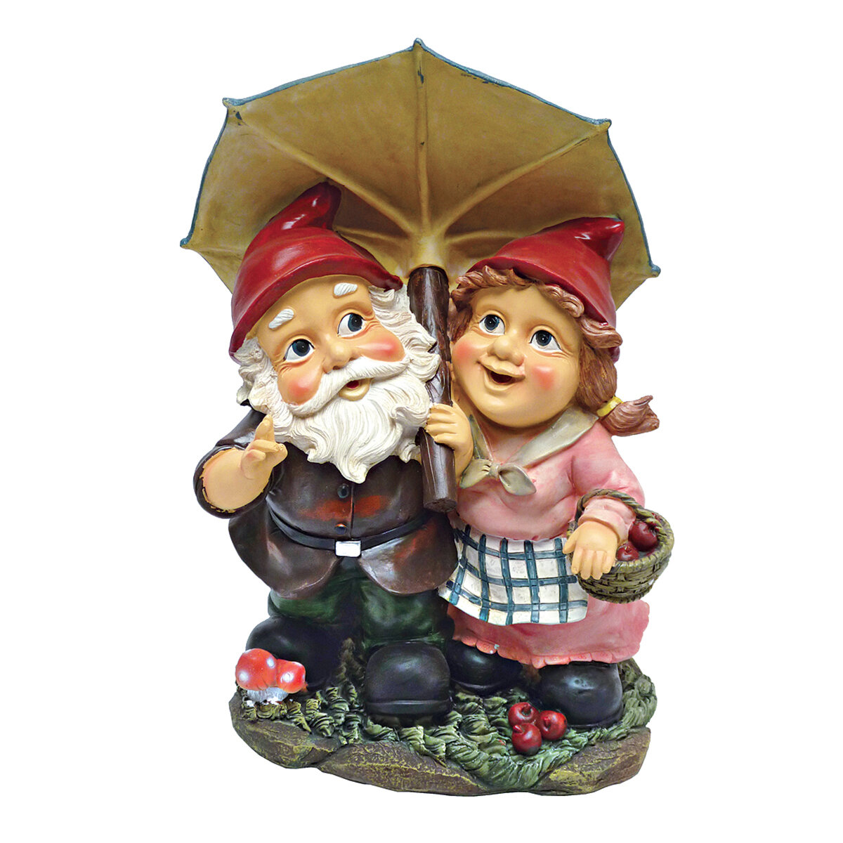 Dt Rainy Day Gnomes Under An Umbrella