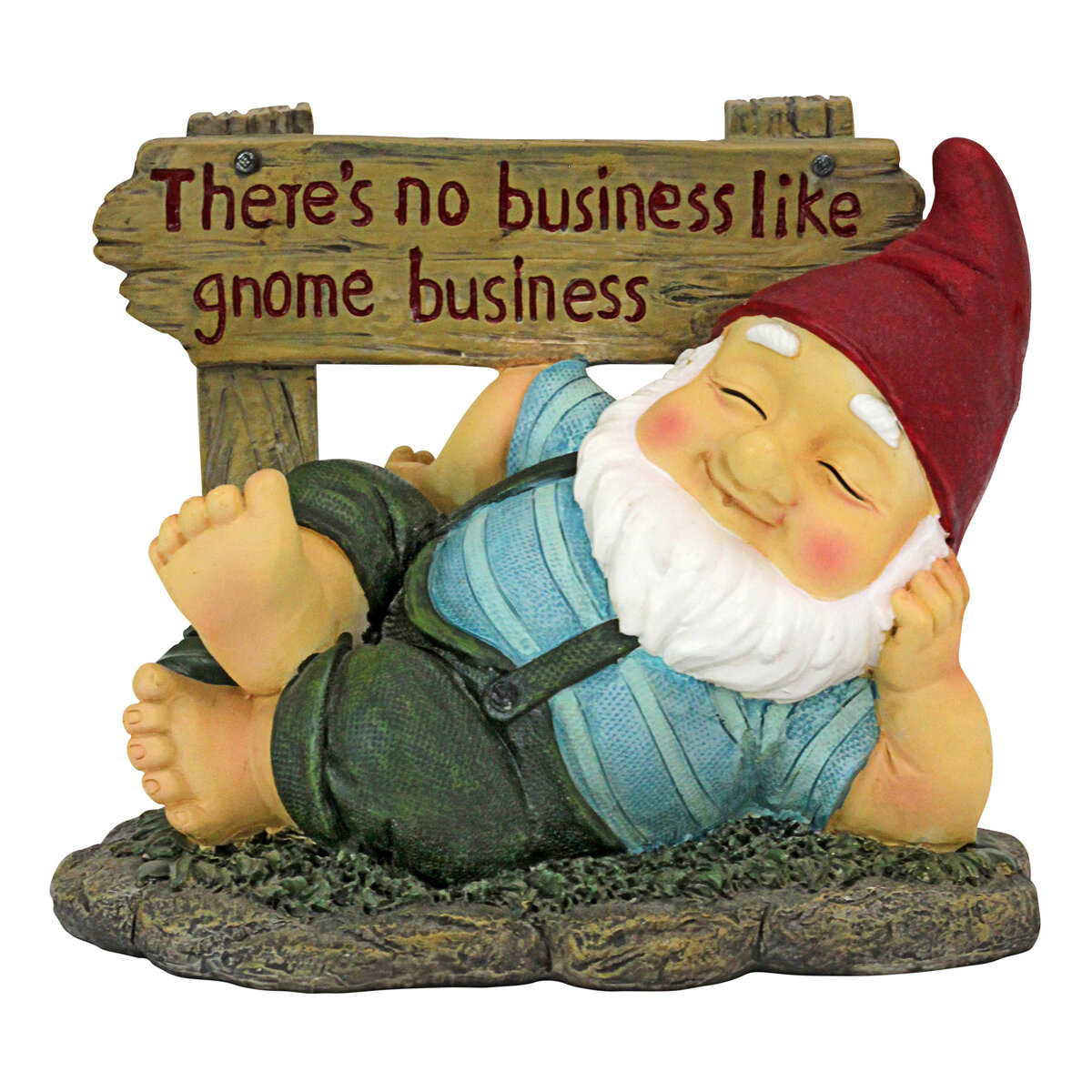 Irving Gnomlin Resting Gnome Statue