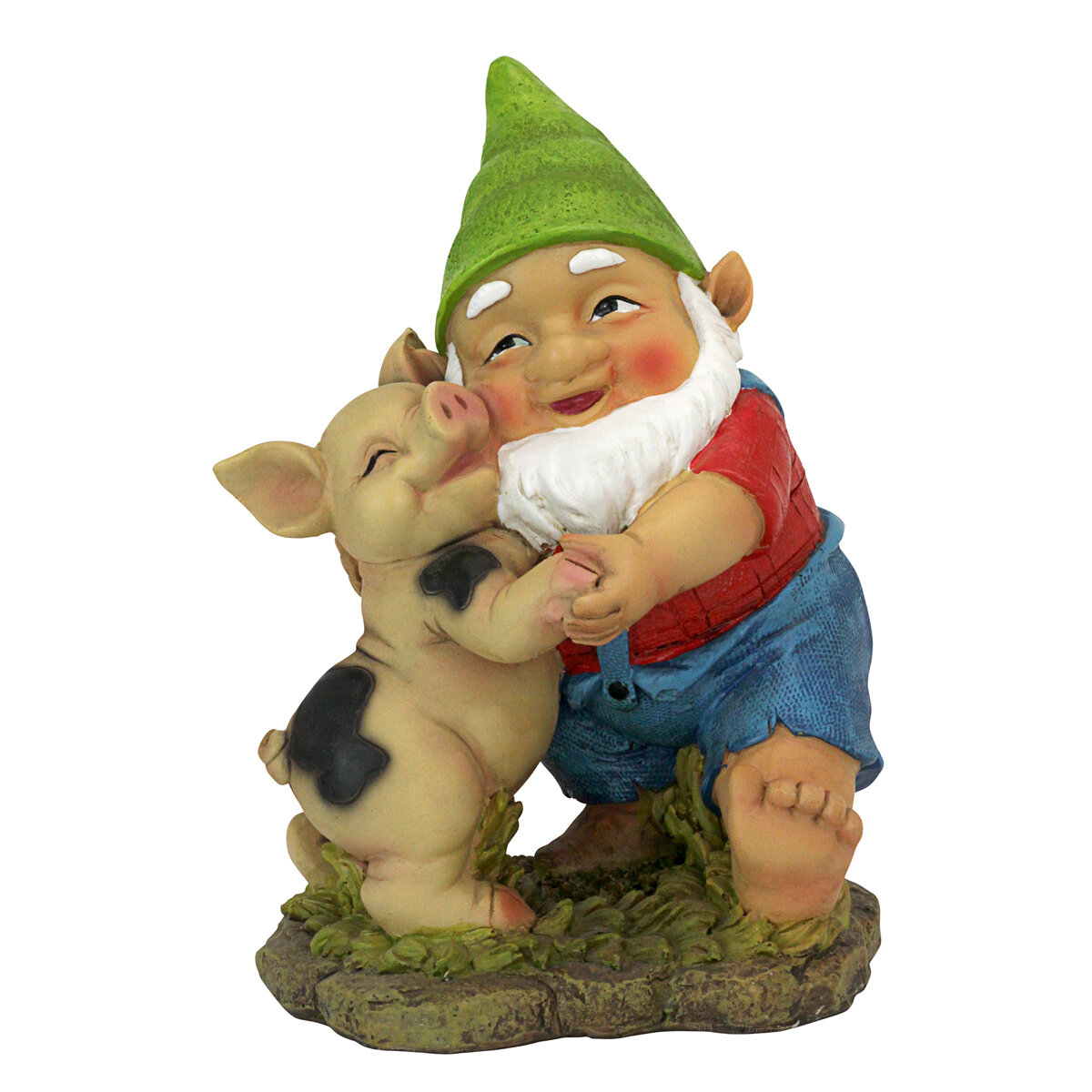 Happy As A Pig In Slop Garden Gnome