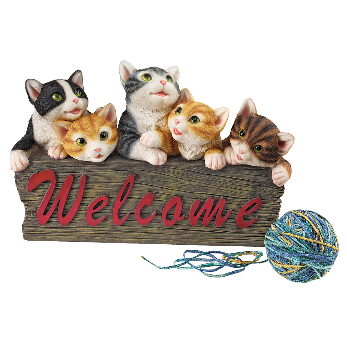 Dt Kitten Kaboodle Welcome Sign
