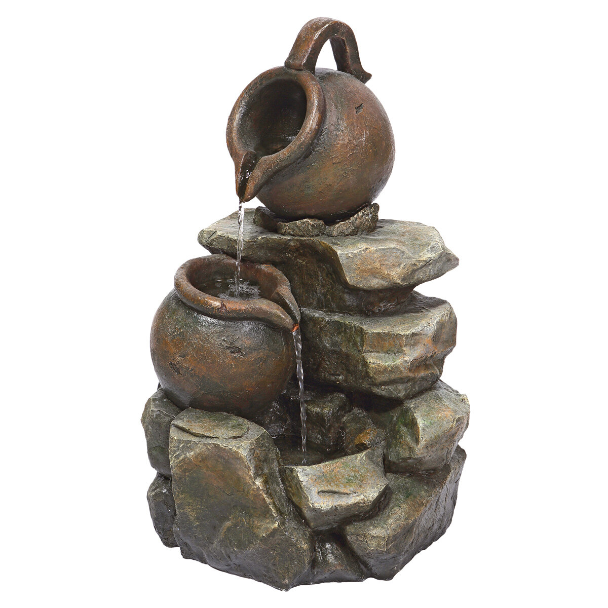 Lataverna Cascading Urns Led Fountain