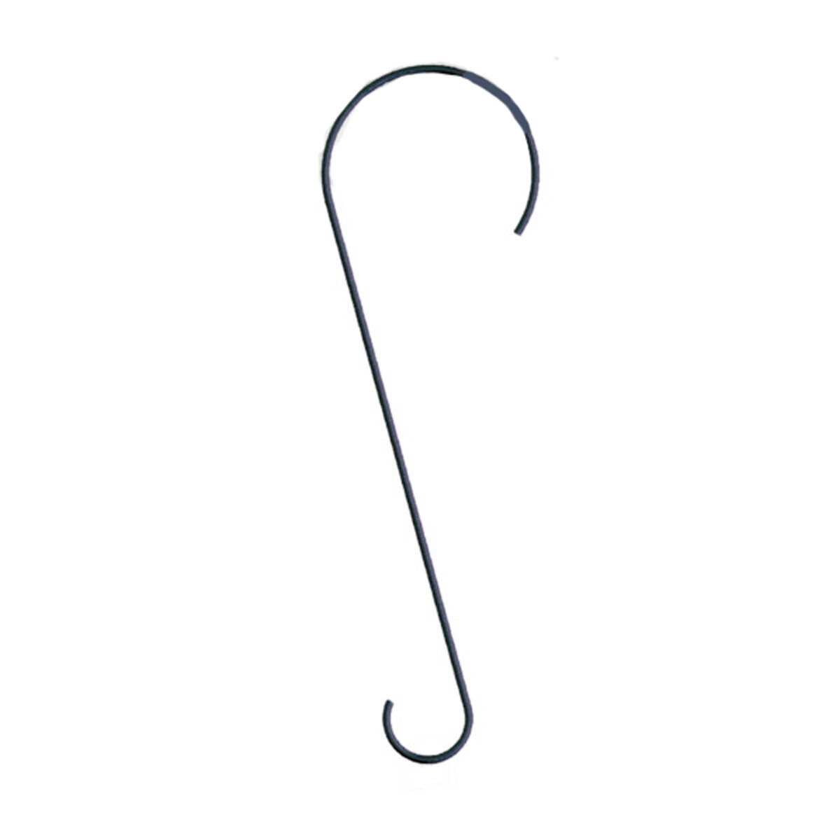 23" Metal Hook Green