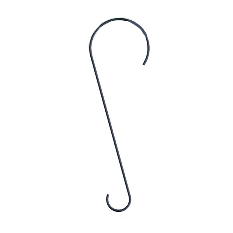 23" Metal Hook Green