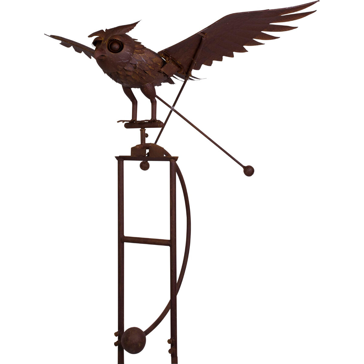 Stake Jumbo Rocking Owl