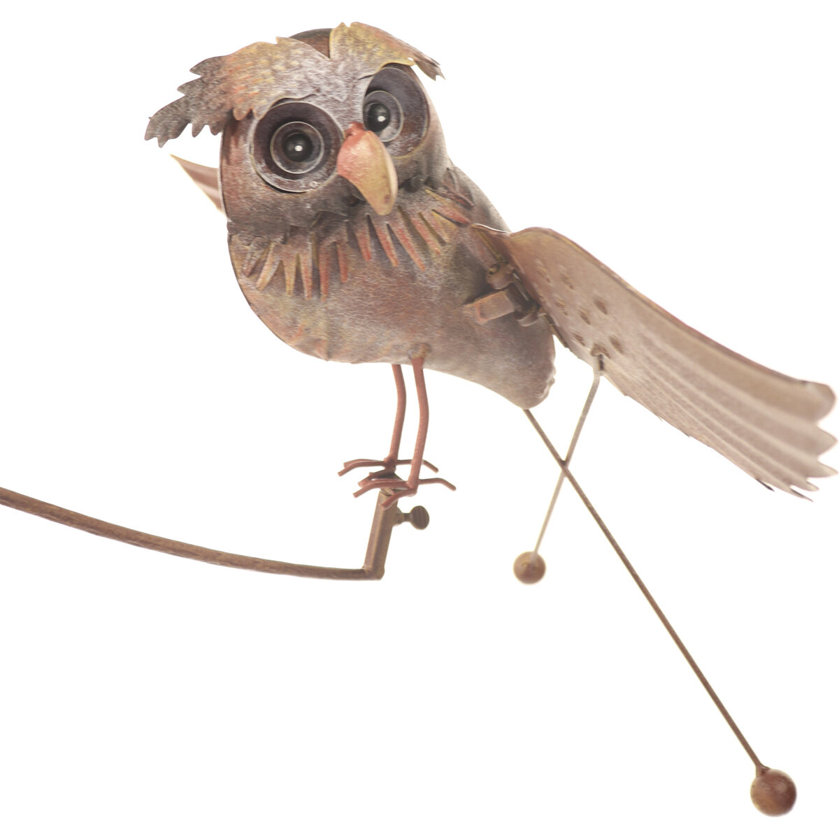Perched Owl Balance Stake