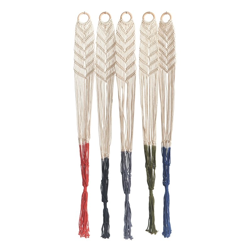 48 48" Macrame Plant Hammock Asst. CS (10 Pcs)