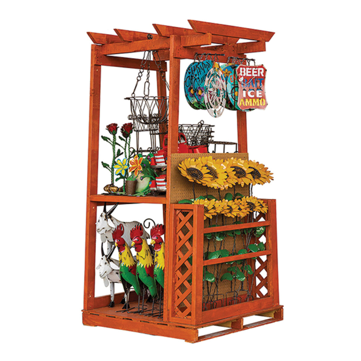 Rustic Arrow Stakes Display (55) Pcs)