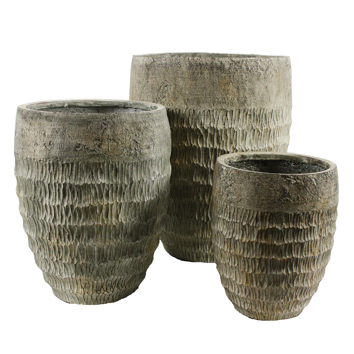 Chiselled Upright Set of 3