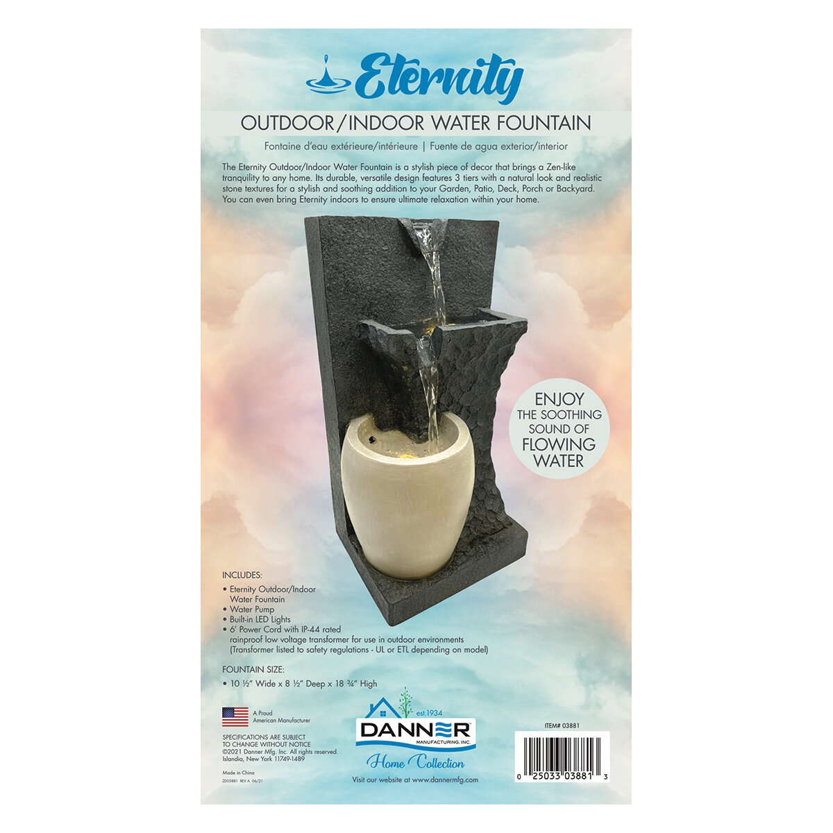 Eternity - Outdoor/Indoor Water Fountain