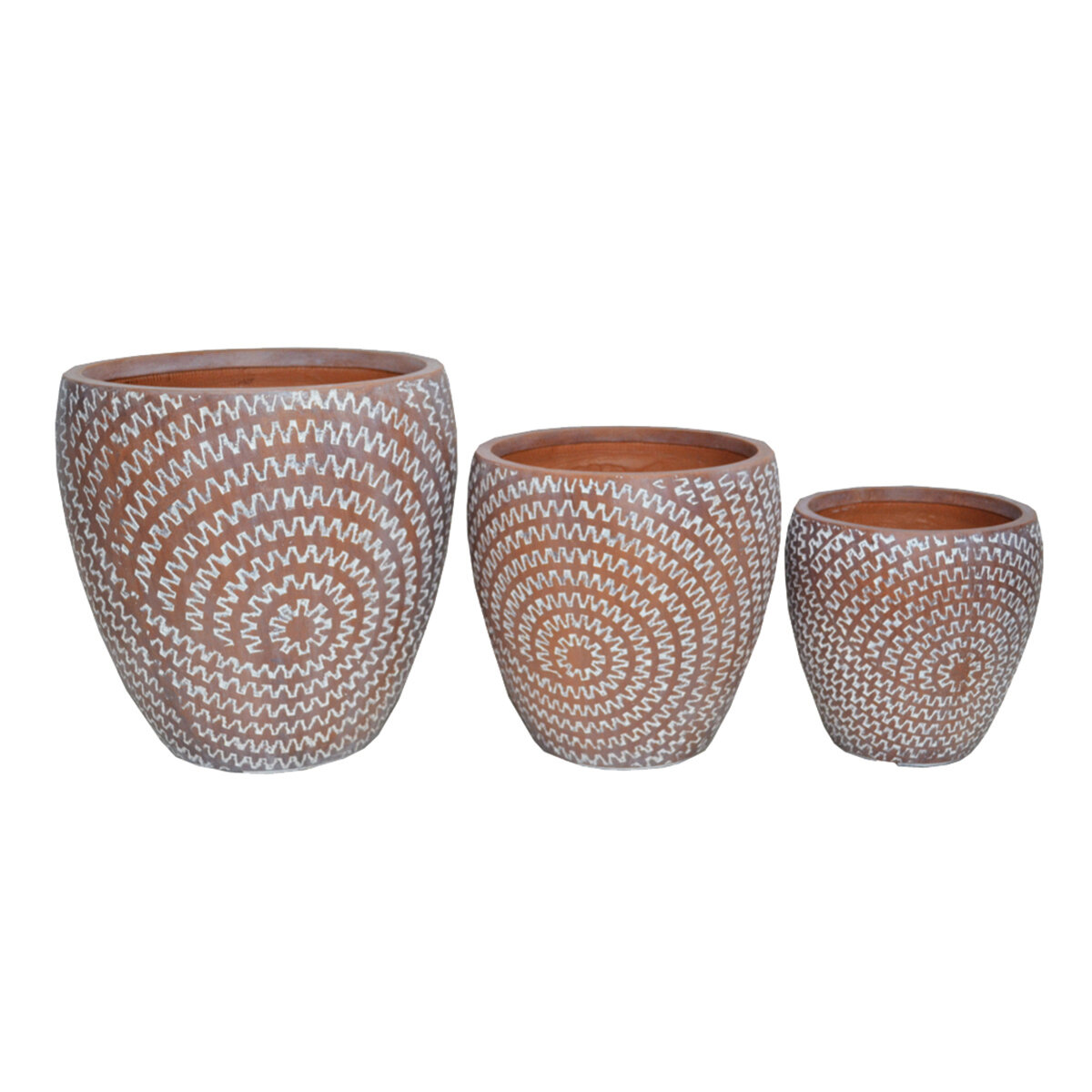 Aztec Planter  Set of 3