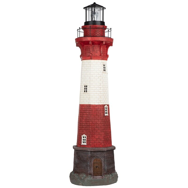 Coastal Shoal Solar Beacon Lighthouse Statue Coastal Shoal Solar Beacon Lighthouse Statue