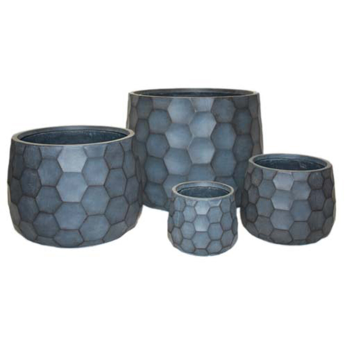 Honeycomb Tapered Planter - Set/4