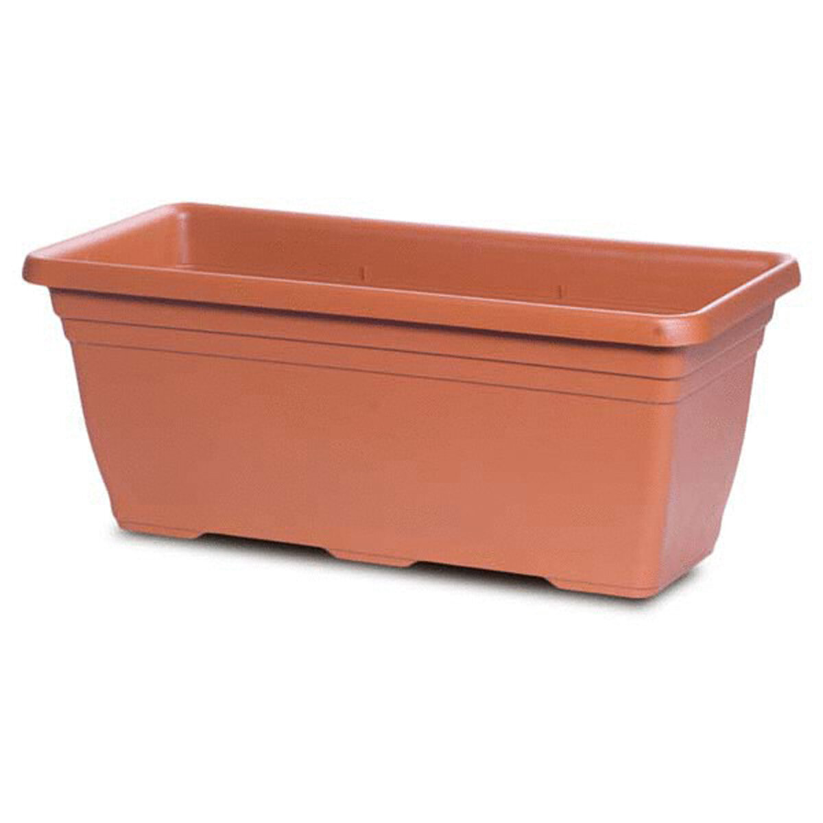 Dylan Rectangular Planter 31.5X14X13" Terracotta