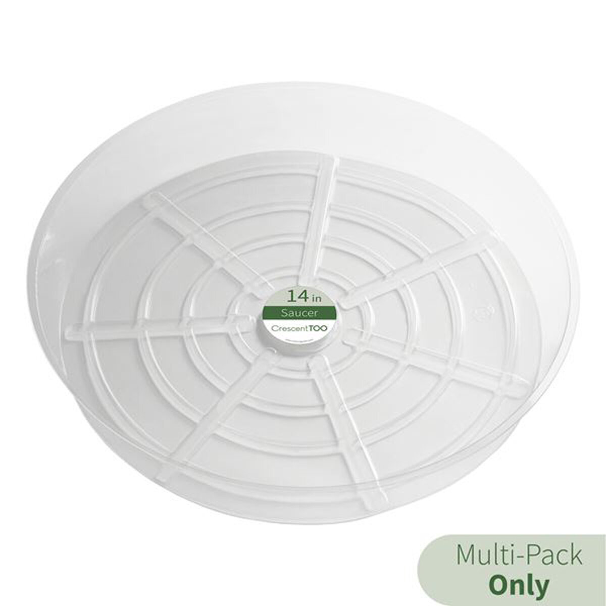 Dotchi Clear 14" Saucer Assortment CS (50pcs)