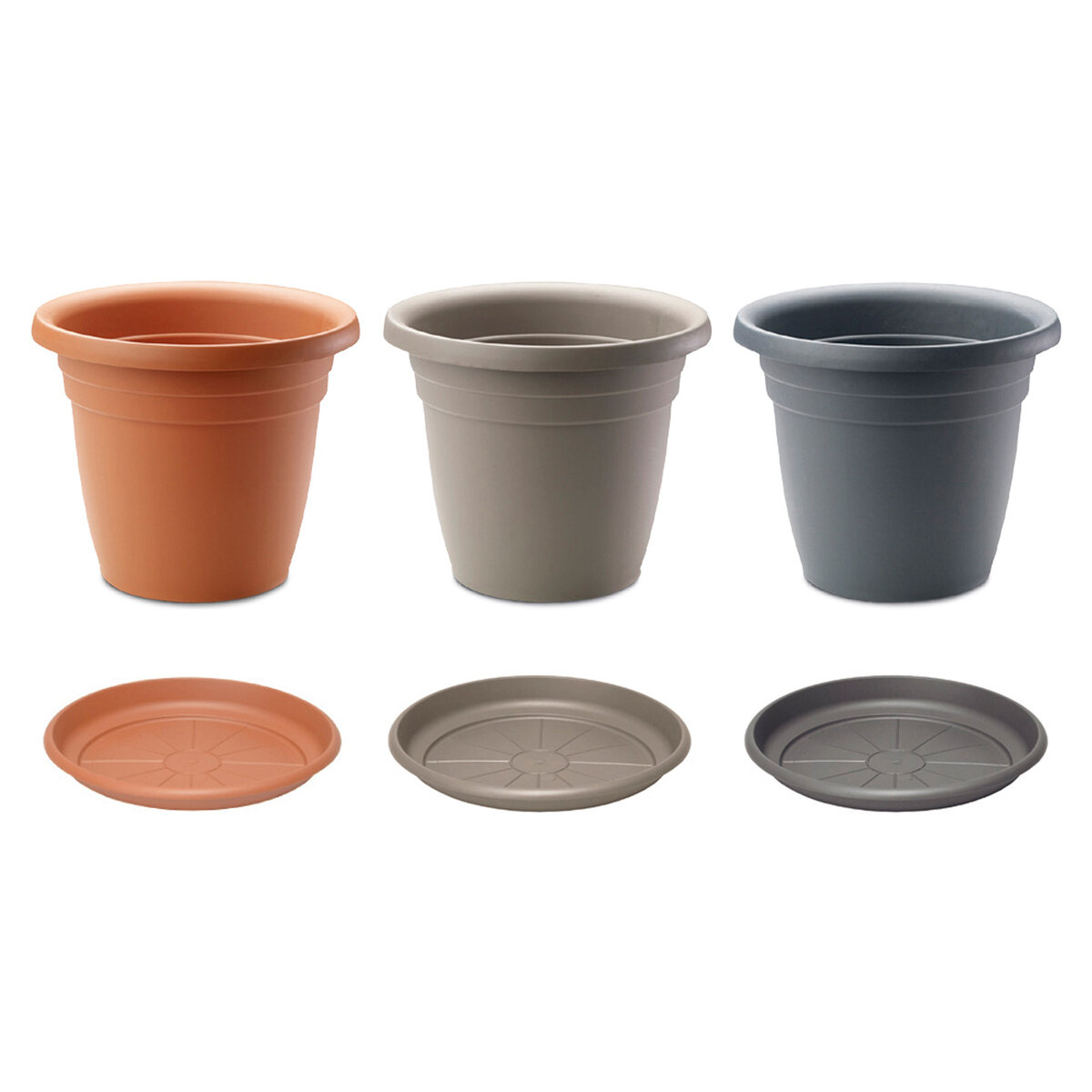 Emma Round Planters/Saucers Char,Cap,Tc DS REFILL