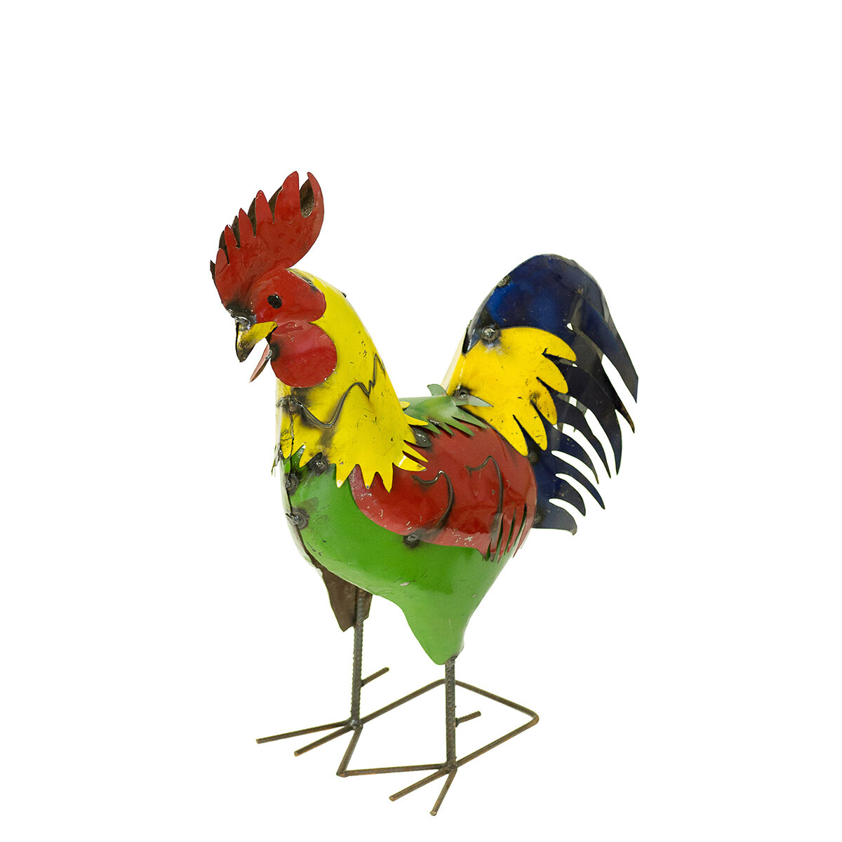 Yellow Neck Rooster Small   (8X17.5X12)