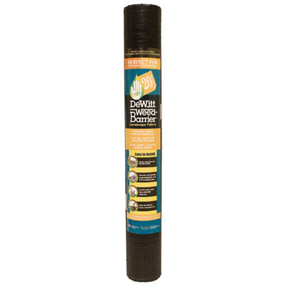 5' x 250' 20 Year Weed Barrier Woven  4.1 Oz Bulk