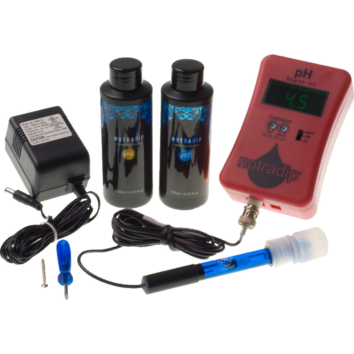 Nutradip pH Meter AC/DC