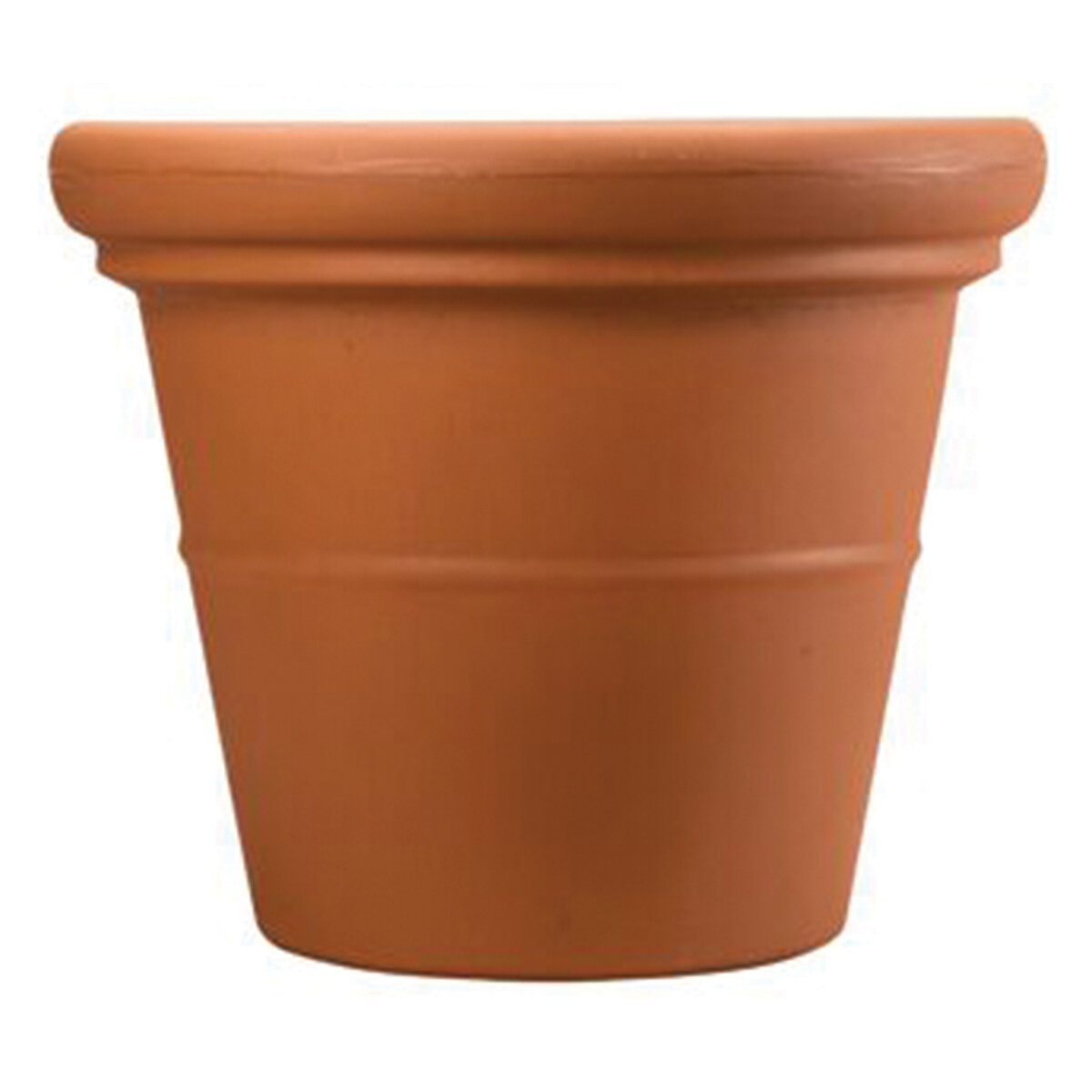 42" Terrazzo Round Pot Terra Cotta