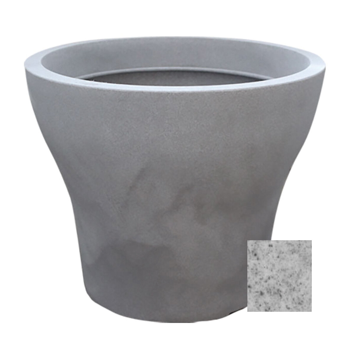 Ezy Round Planter 56cm x 47cm Granite