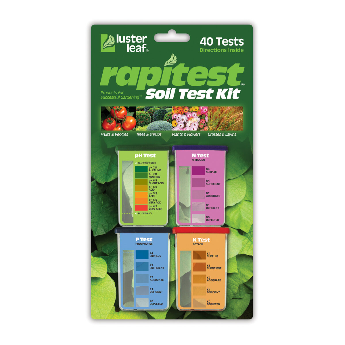 Rapitest Soil Test Kit, 40 tests
