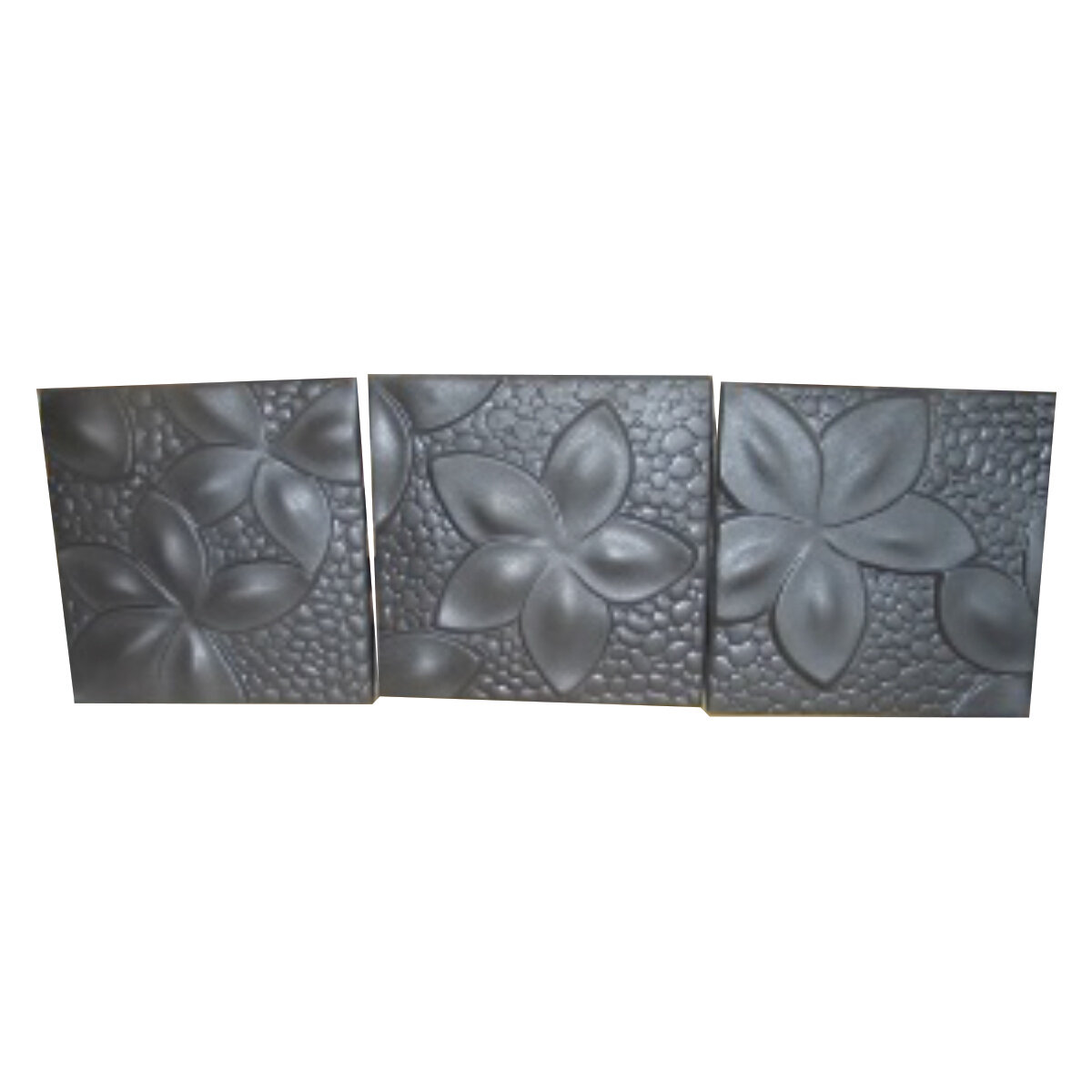 Frangipani Wall Plaques S/3 Coffee Bean