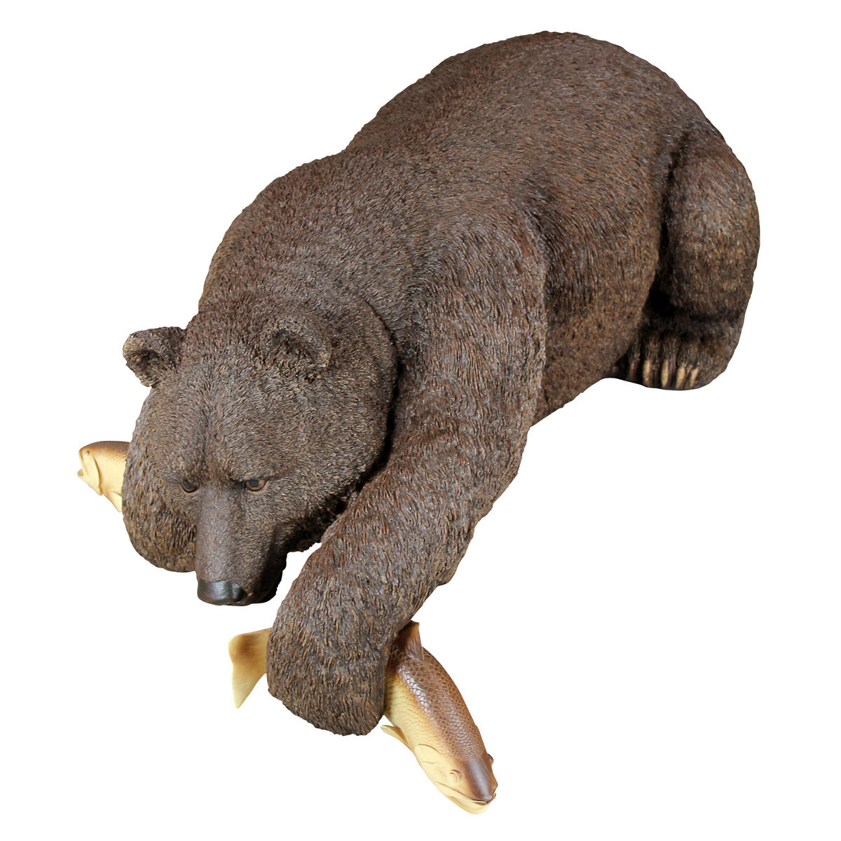 Dt Catch Of The Day Bear Statue