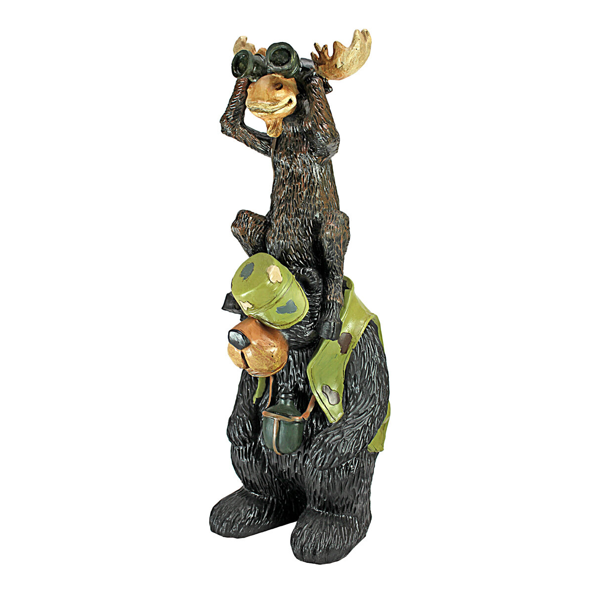 Backwoods Hunting Buddies Statue
