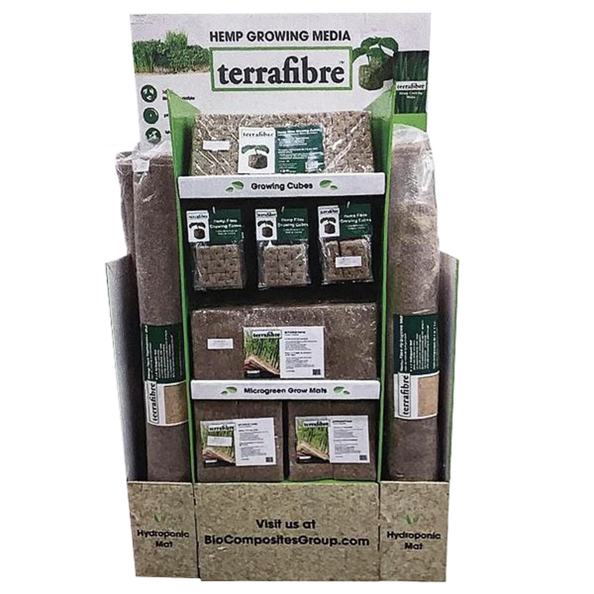 Hemp Fibre Merchandiser Display