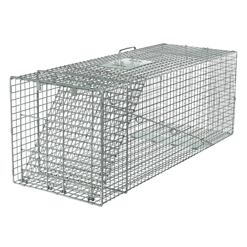 Prof. Large Racoon Trap 1 Spring Door 42x15x15 Prof. Large Racoon Trap 1 Spring Door 42x15x15