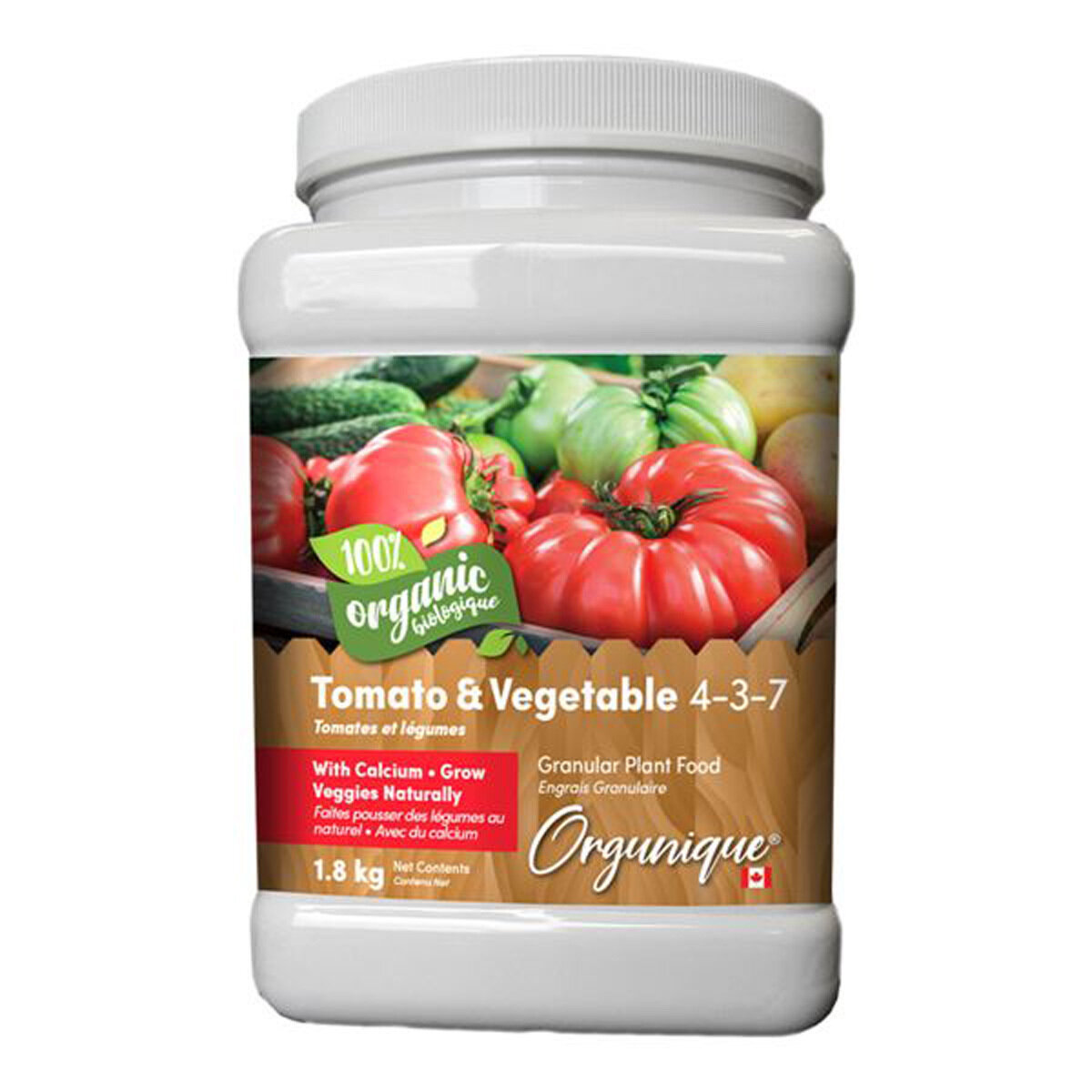 Org Tomato & Vegetable   4-3-7  1.8Kg DS (120Pcs)