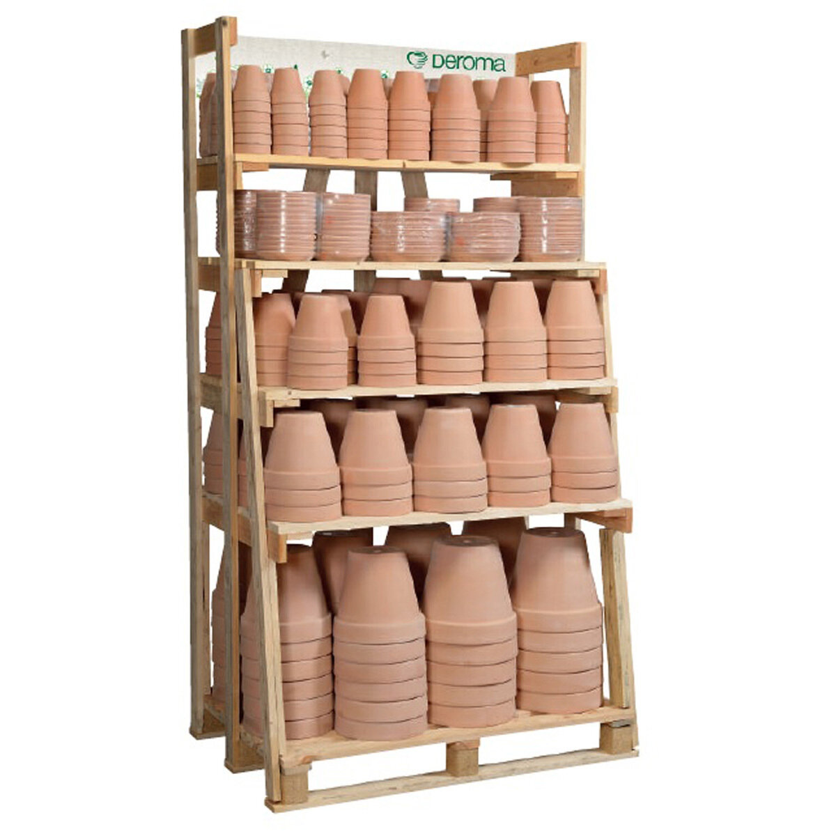 White Garden Standards and Saucers DS (682pcs)