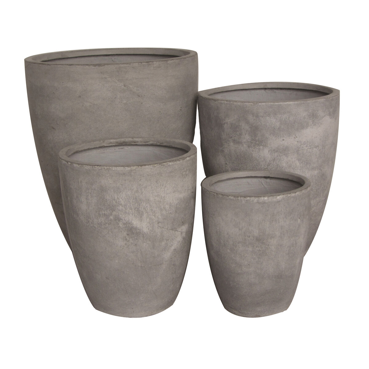 Round Planter - Natural - Set/4