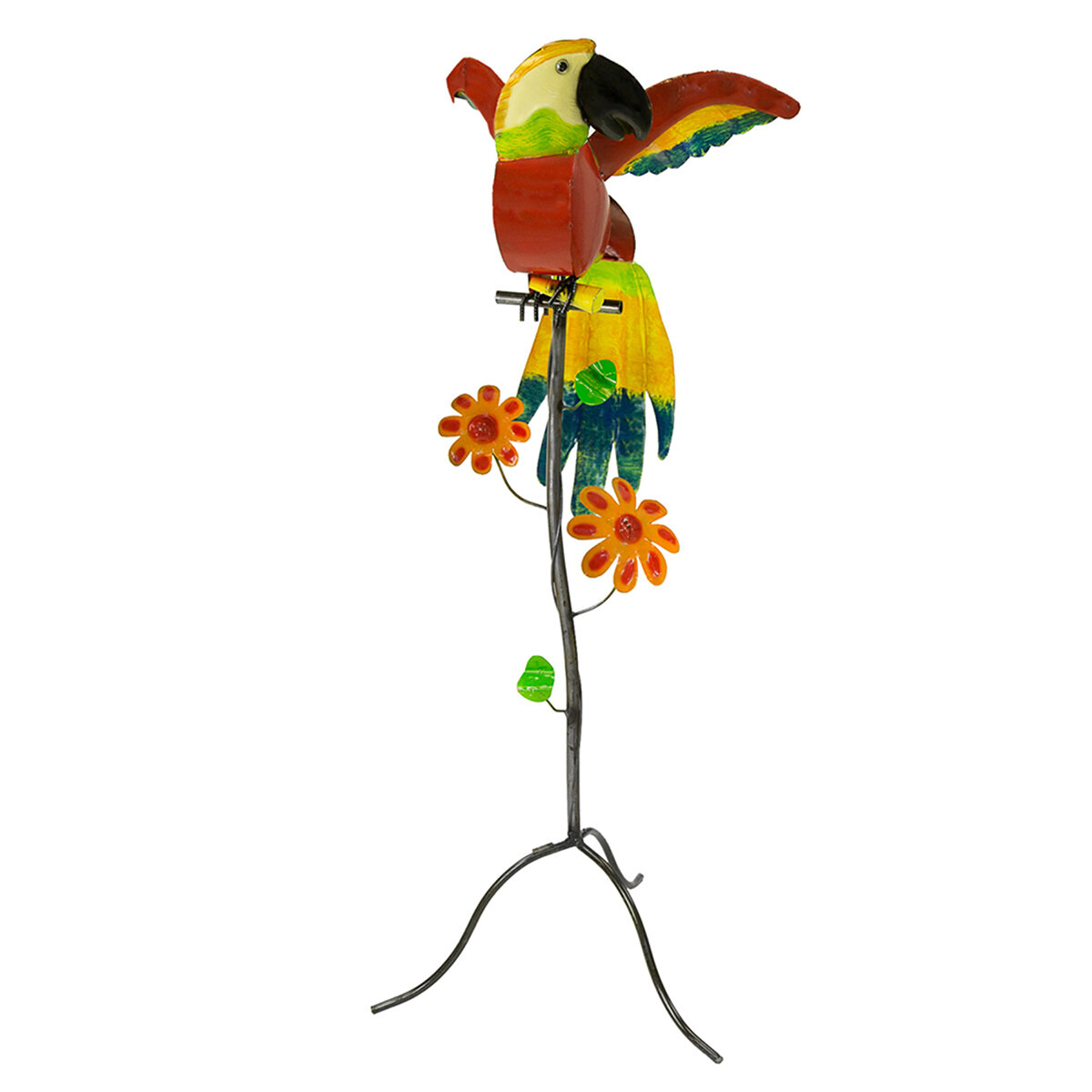 Parrot On Stand Large