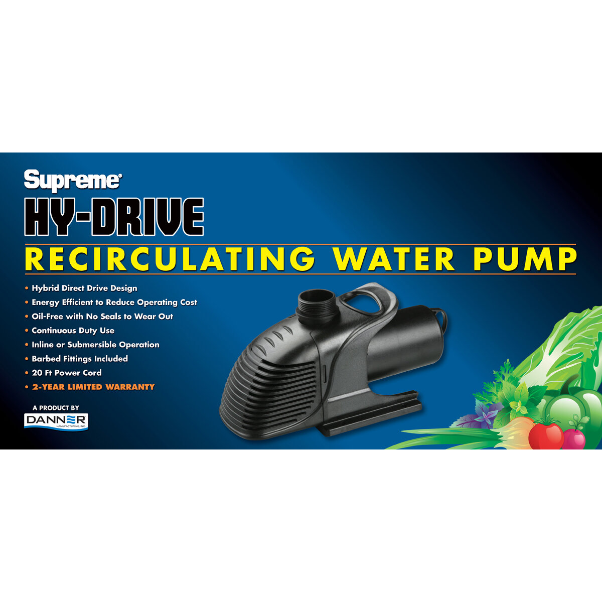 Supreme Hydroponic Hy-Drive 5100Gph